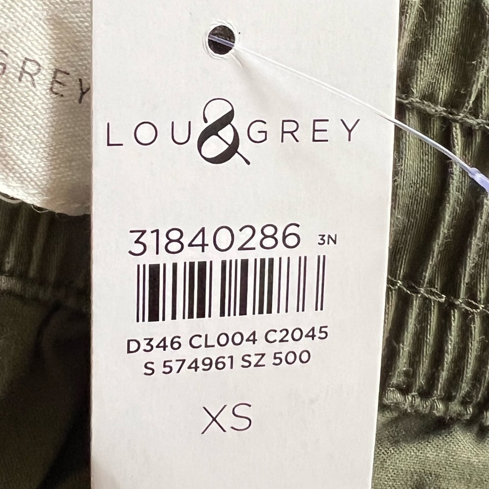 Lou & Grey pants green new nwt casual XS - Picture 7 of 8